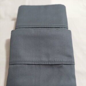 PILLOWCASES by BEAUTYREST. NEW. DARK GREY EXTRA LONG